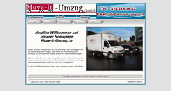 Desktop Screenshot of move-it-umzug.ch