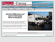 Tablet Screenshot of move-it-umzug.ch